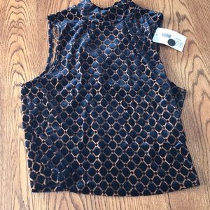 Crop Top Tank Velvet